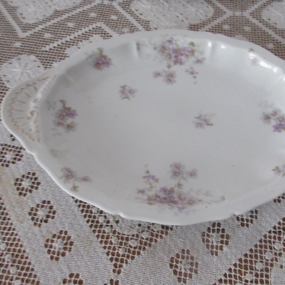 Lovely Lavender Purple Platter Thanksgiving Turkey Serving Platters
